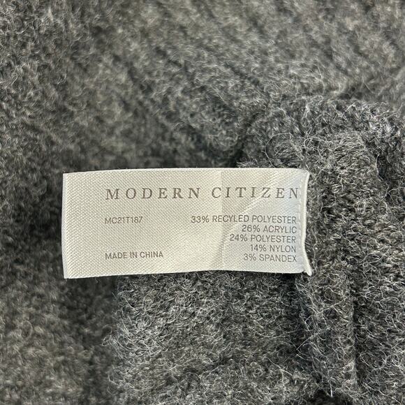 Modern Citizen Karlie Oversized Turtleneck Sweater Gray Women’s Size S - Picture 7 of 12